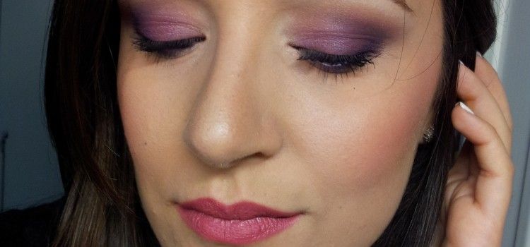 Make-up of the day #6 purple&fuxia